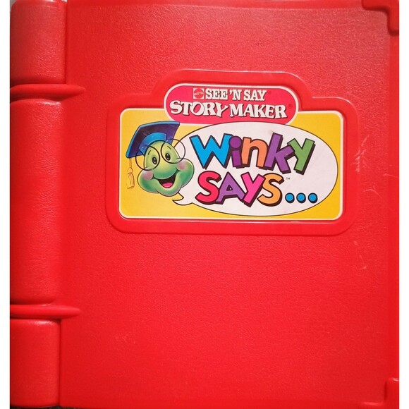 Mattel See 'N Say Story Maker Red Book 1991 Tested and Working - Picture 1 of 9
